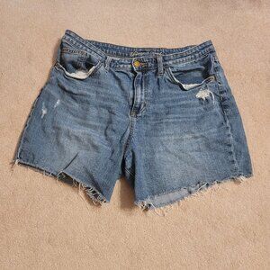 Universal thread denim blue jean shorts size 12